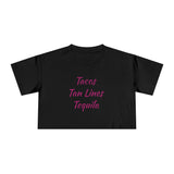 Tropical Trio Women's Crop Tee