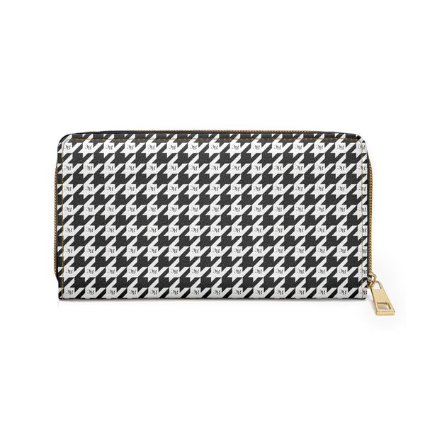 RLC Logo Houndstooth Zipper Wallet