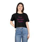 Tropical Trio Women's Crop Tee