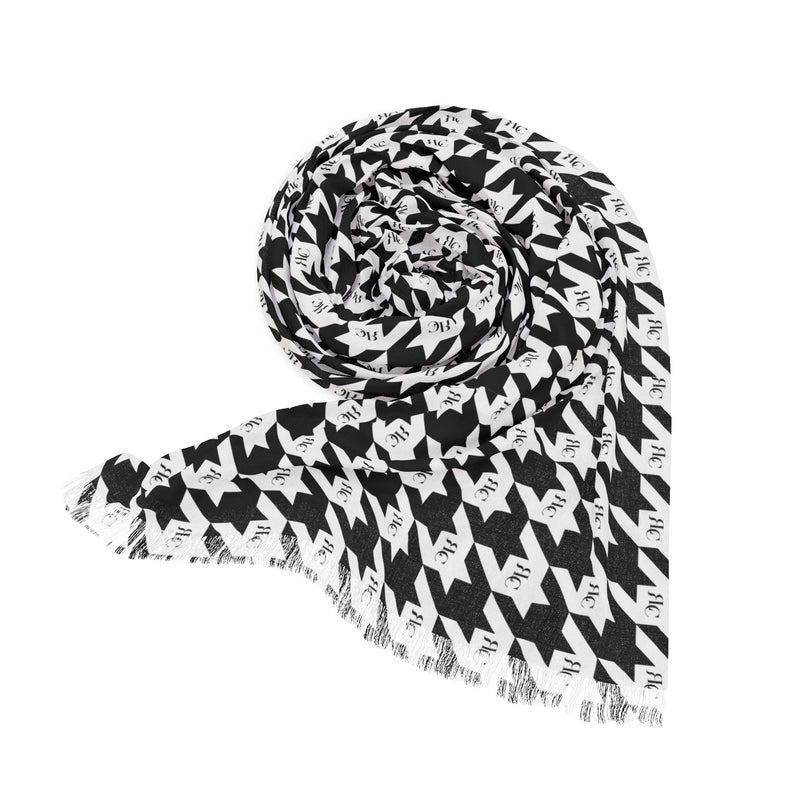 RLC Logo Houndstooth Print Light Scarf